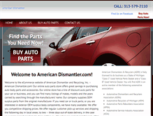 Tablet Screenshot of americandismantler.com